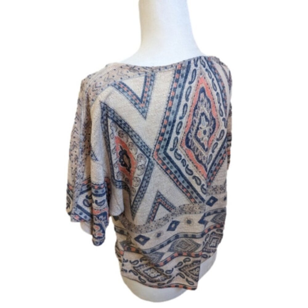 Vintage Y2K Sweater kalidscope Kimono Sleeve geometric size M - US - Picture 2 of 8
